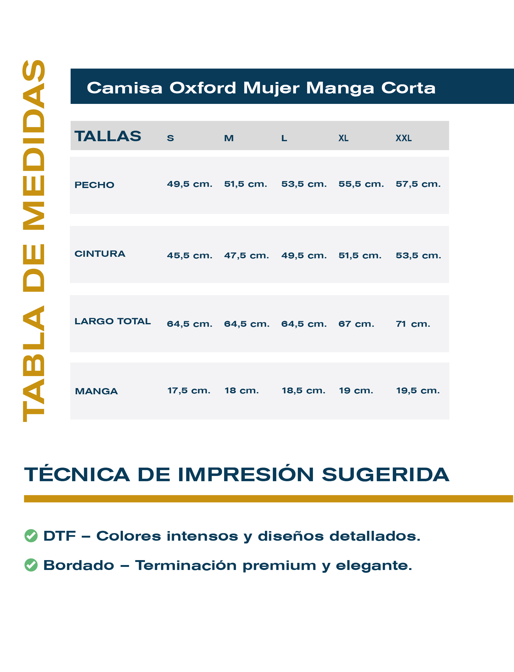 Guía de tallas