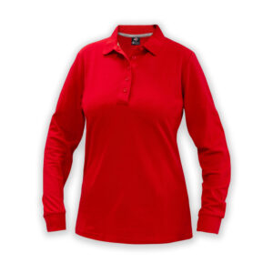 POLERA POLO CONFORT SPANDEX MANGA LARGA MUJER_3