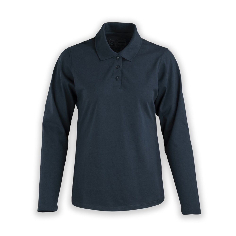 POLERA POLO DRYFRESH SMOOTH 60% ALGODÓN MANGA LARGA MUJER_4