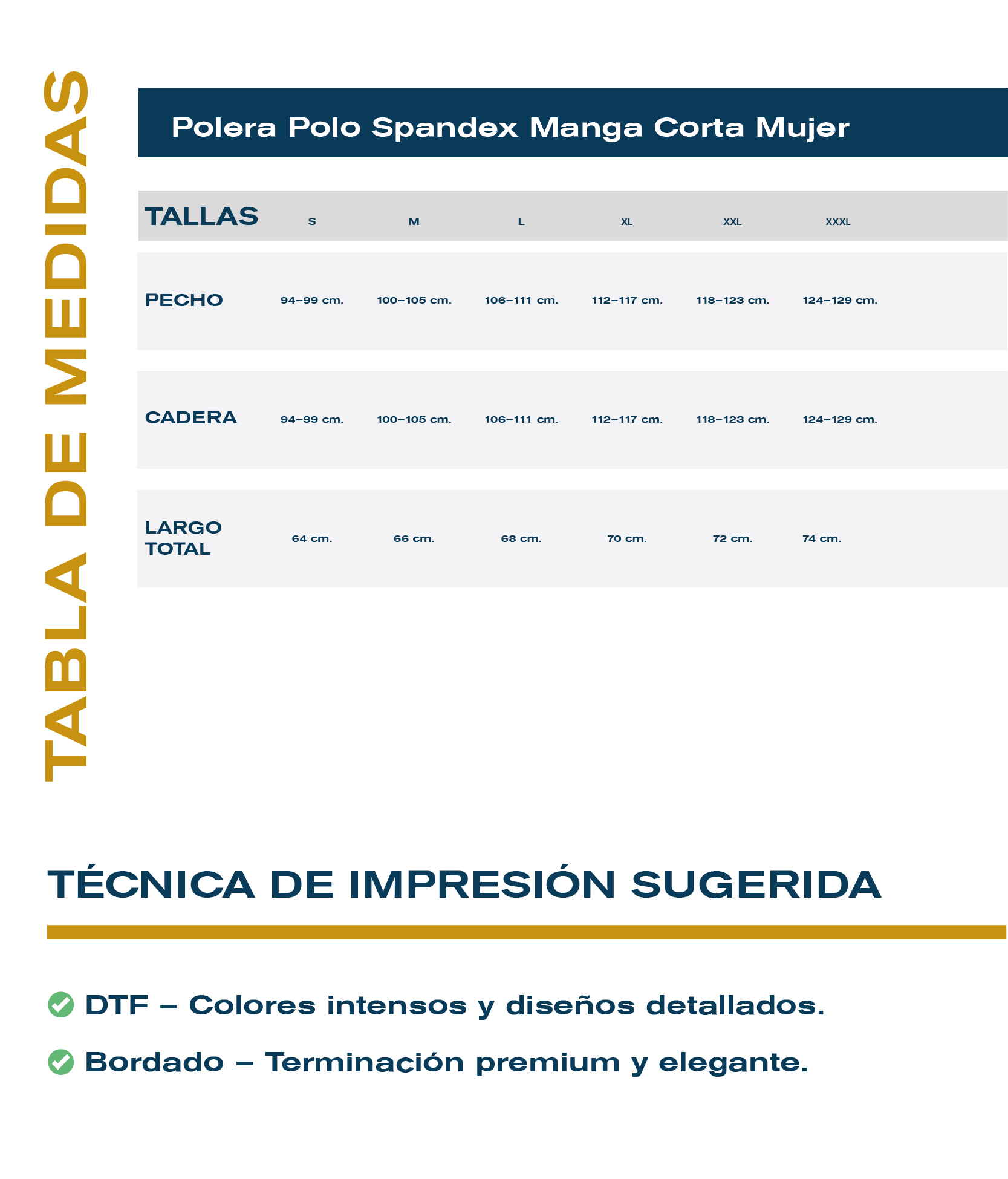 Guía de tallas